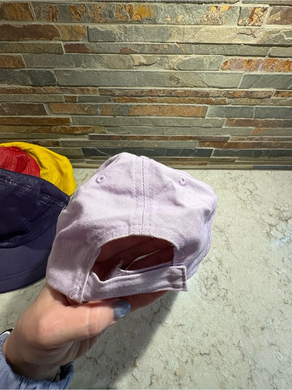 Colorful Casual Cap Bundle - Red, Yellow, Purple, Lavender & Black